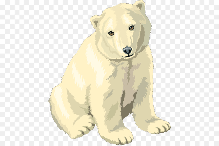 Orso polare, panda Gigante Clip art - cub clipart