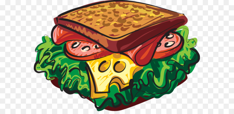 Hot dog Submarine sandwich sandwich al Formaggio Clip art - blt clipart