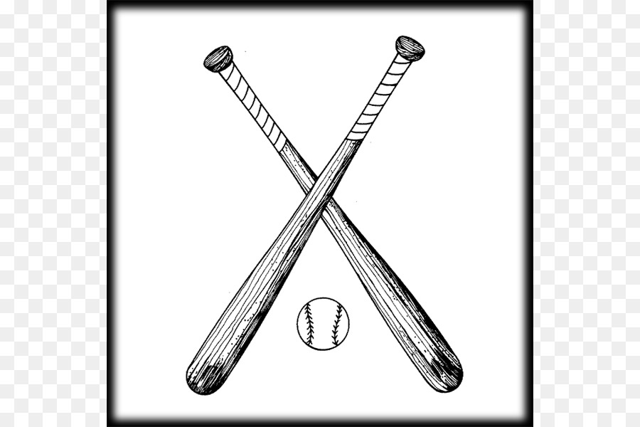 Baseballschläger Softball Batting-clipart - Alte Baseball-Cliparts