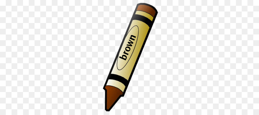 Crayon Cô Màu Clip nghệ thuật - brown.