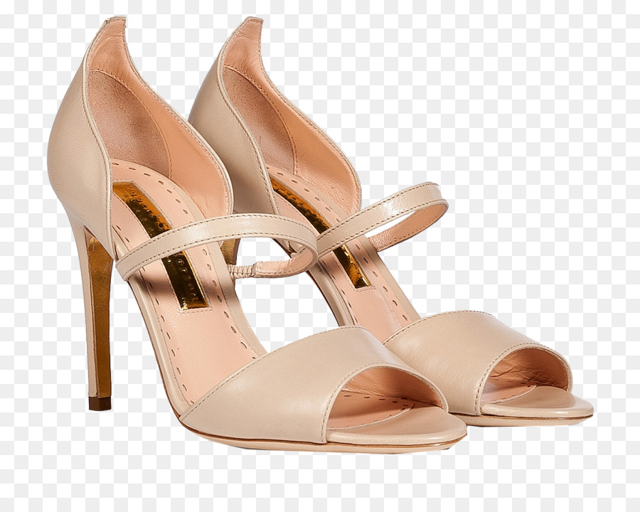 Sandale Schuh - Damen Sandale, Transparenter Hintergrund