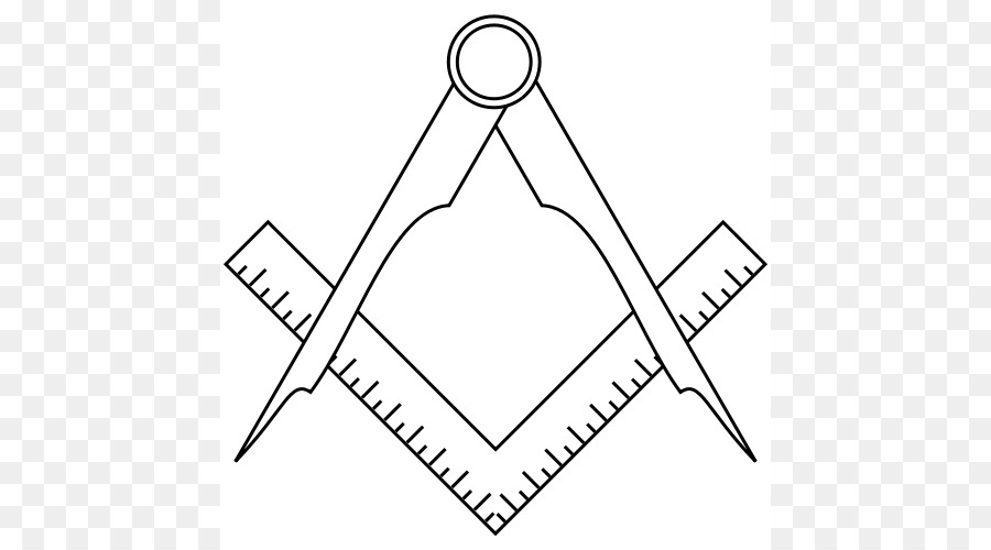 Hội tam điểm tam điểm lodge Vuông và la bàn Clip nghệ thuật - illuminati biểu tượng.