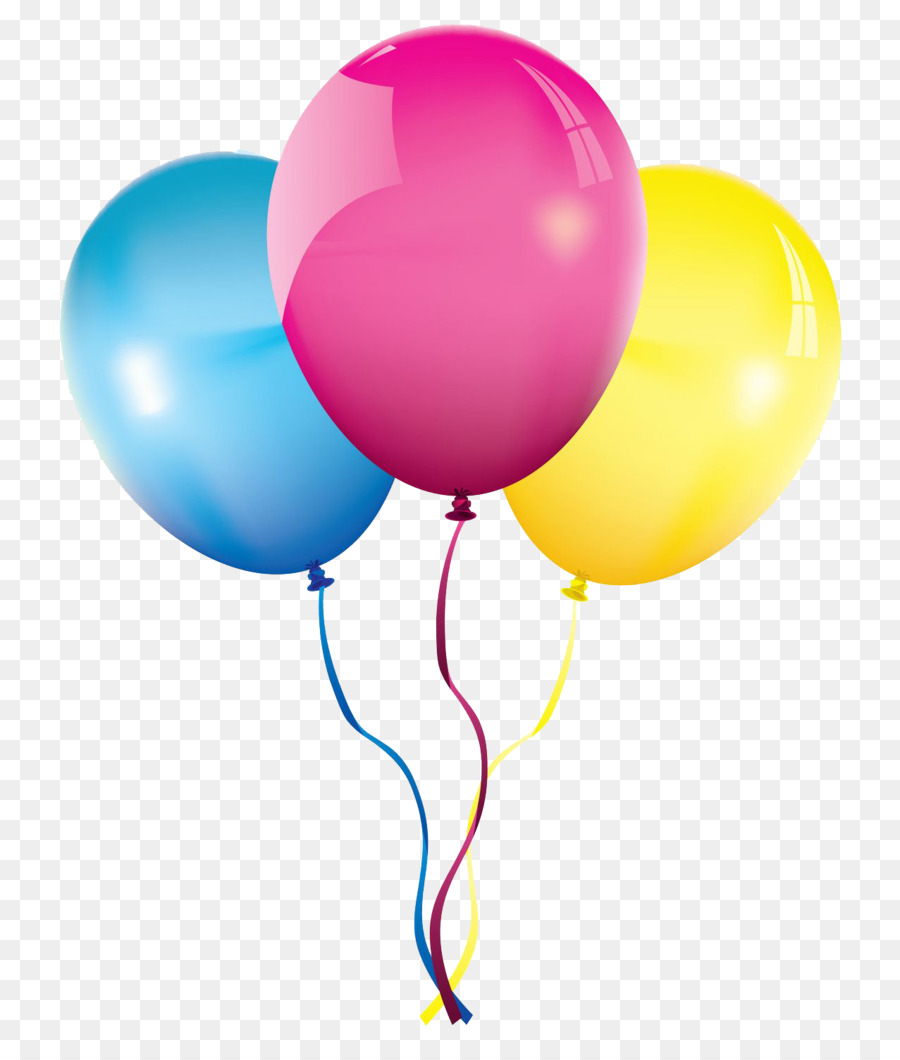 Geburtstag Ballon Party Clip art - Luftballons PNG-Datei