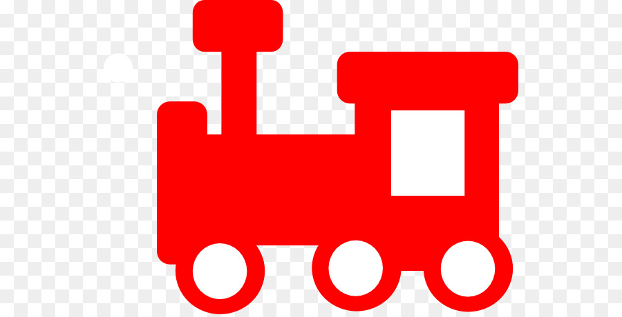 Treno autovetture Rosso Clip art - rosso clipart