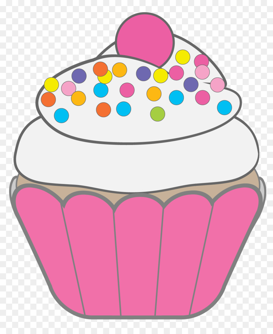 Cupcake Muffin torta di Compleanno con Glassa Clip art - cupcake grafica clipart