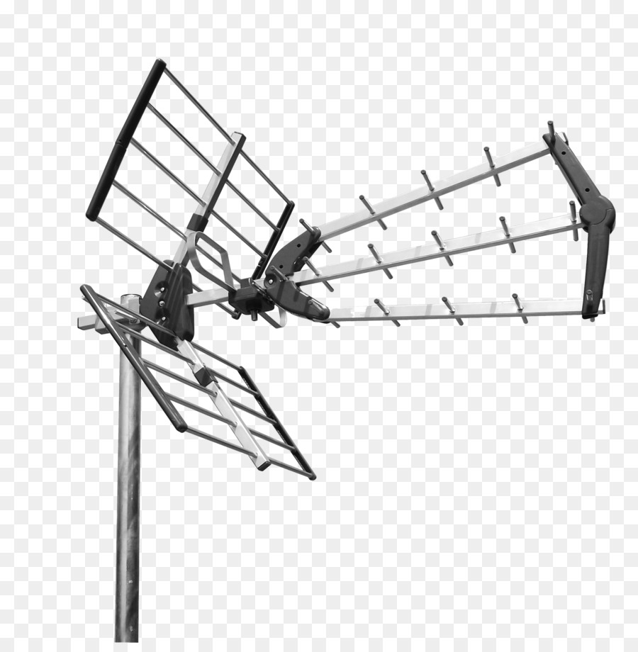 Antenna televisiva Ultra ad alta frequenza di Telecomunicazione - Antenna PNG Immagine Trasparente