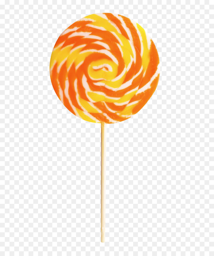 Lollipop Orange Gelee-Süßigkeit - Lollipop
