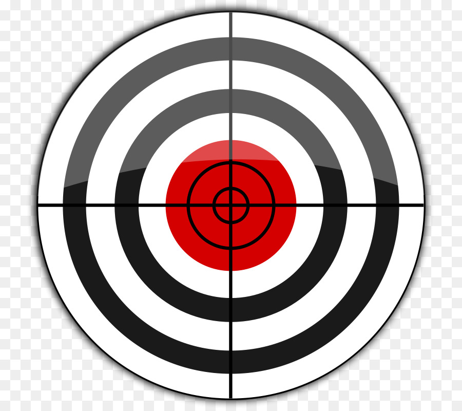 Bullseye Obiettivo del Piano di Clip art - Immagini Di Obiettivi