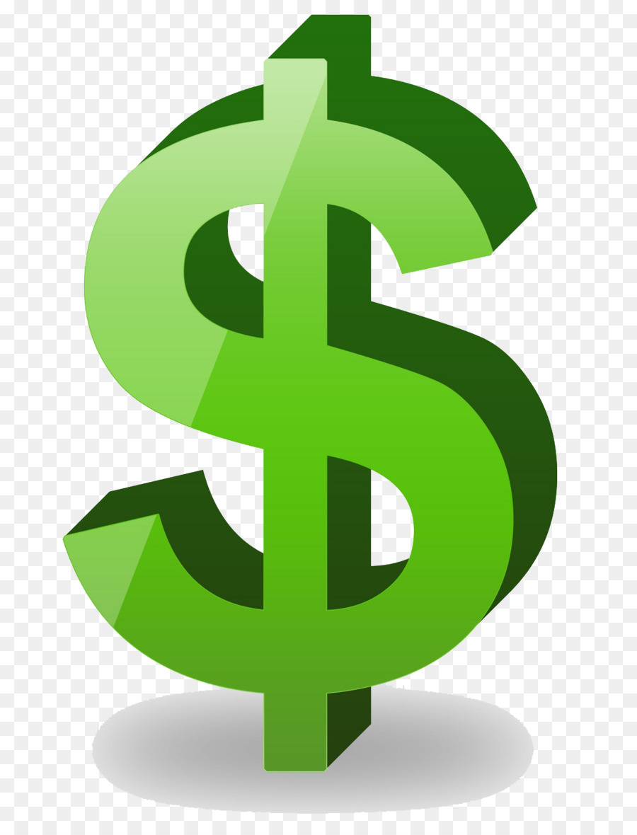 Dollar-Zeichen-clipart - Grünen Dollar-Symbol Kostenlos Herunterladen-PNG