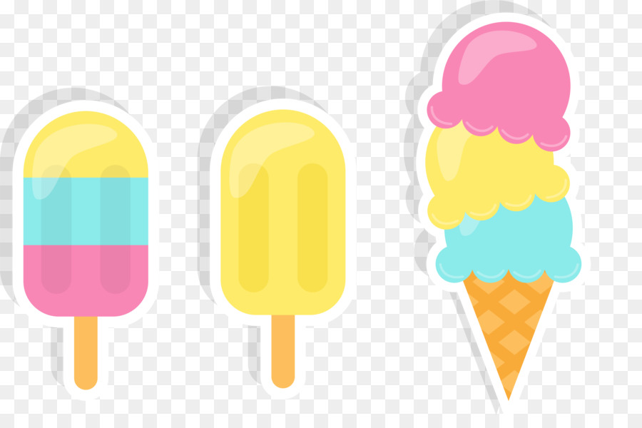 Eiscreme-Kegel-Zeichnung - ice cream Aufkleber
