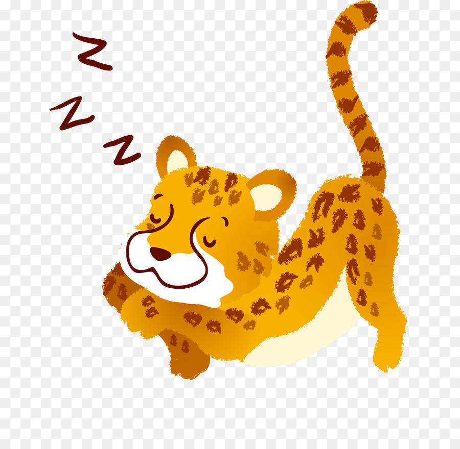 Tiger Leopard Baffi Cartoon - leopardo