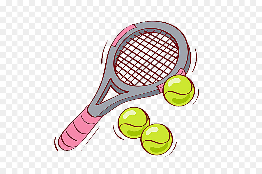 Schläger Tennis ball Abbildung - Tennisschläger