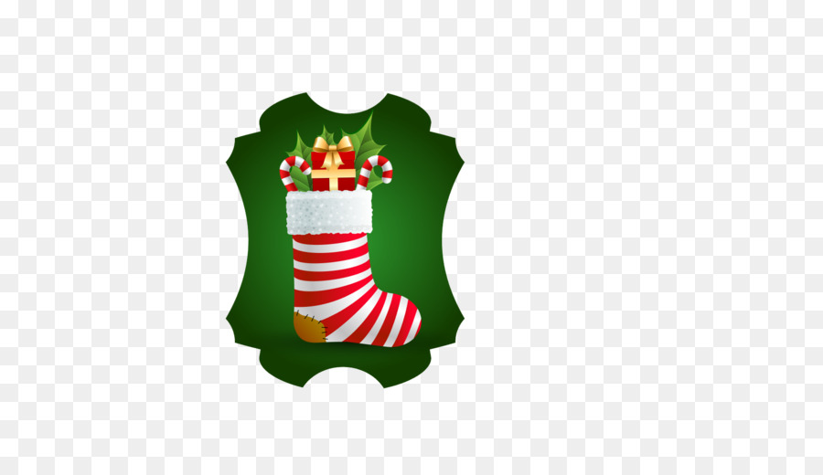 Marke Logo-Flag Schokolade Schrift - Vektor Weihnachten Socken