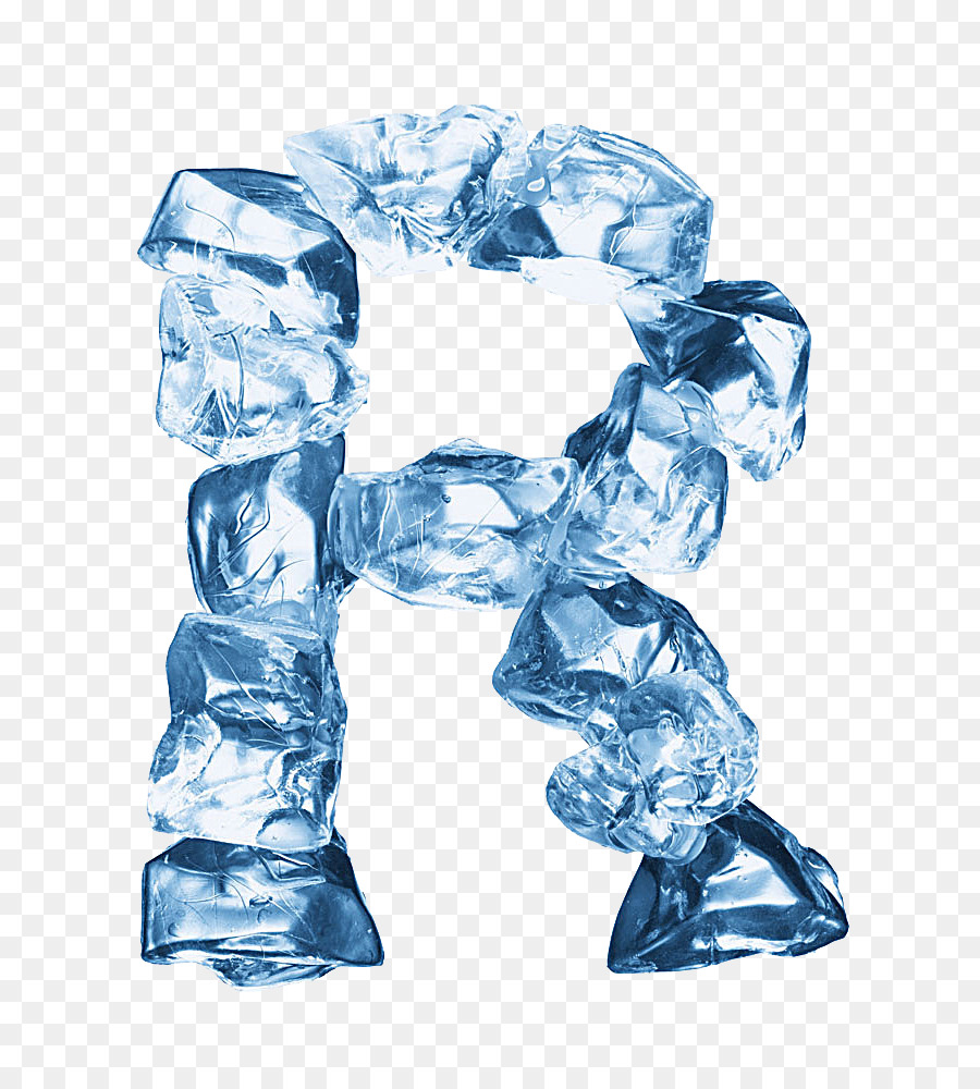 Buchstaben Englisch alphabet - Ice R-Marken-Vektor-material