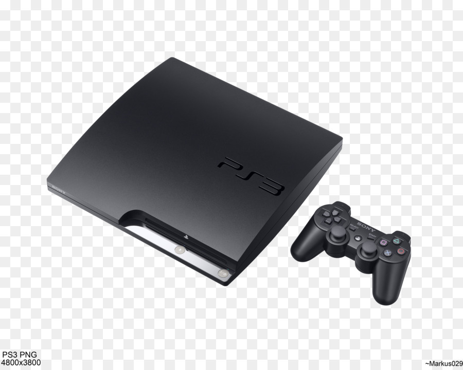 Nero PlayStation 3 console per videogiochi - Playstation PNG Immagine Trasparente