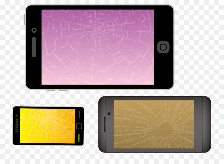 Smartphone Herunterladen - Fragmentierte smartphone-Bildschirm