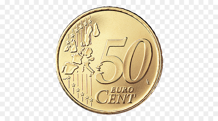 50 cent euro-Münzen Euro-Münzen - Euro-Münze PNG-Bild