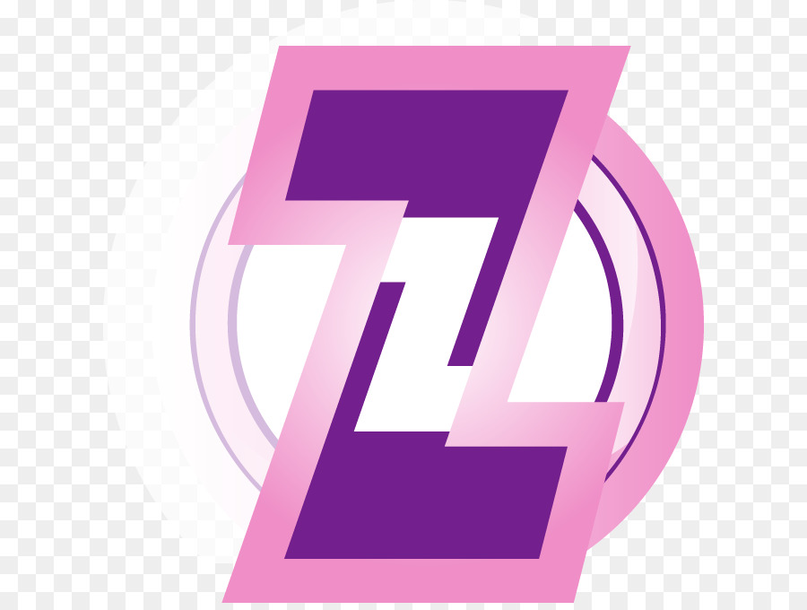 Logo Z Illustrazione - Abstract viola lettera circolare Z modello