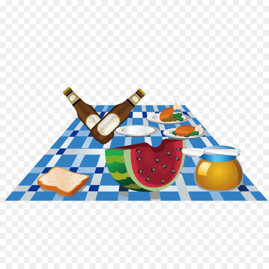 Wein-Picknick-Korb Lebensmittel - Essen auf dem Teppich