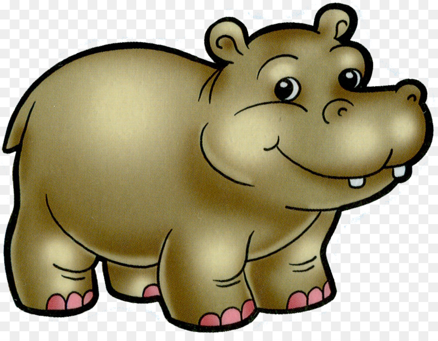 Hippopotamus Cartoon Clip art - Cartoon-Flusspferd