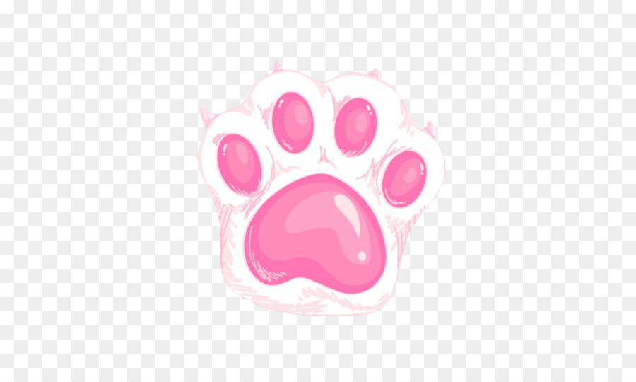 Cat, Dog, Paw, Kitten, Claw, Cat Claw, Pet, Pink, Heart, Snout, Nose, Circl...
