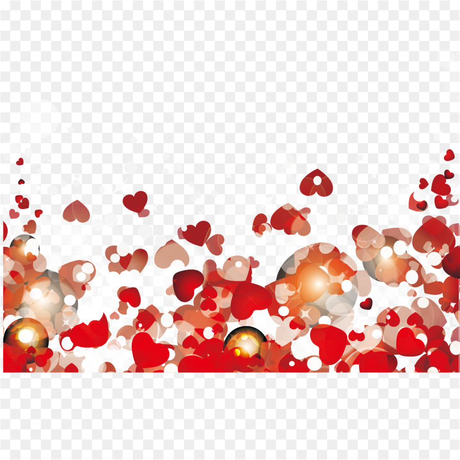 Valentines Day Falling in love Herz - Liebe Frame