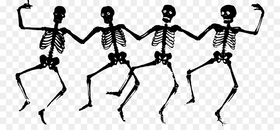 Skelett Kostenlose Inhalte Clip-art - Halloween Skelett PNG-Bild Transparent
