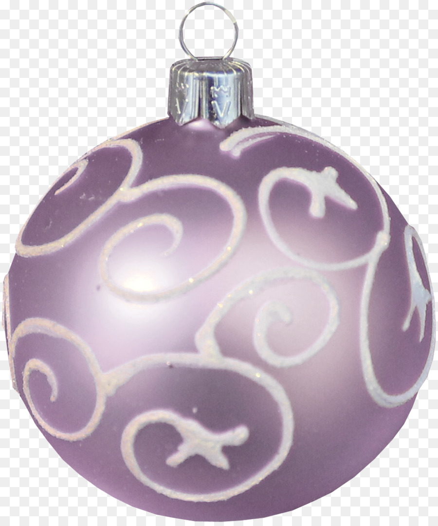 Viola Lilla ornamento di Natale - Lilla Ciondolo modello
