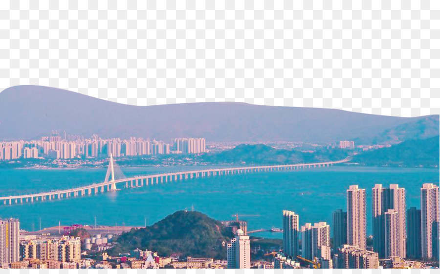 Shenzhen Bay Bridge Di Shenzhen Bay, Porto Di Baia Profonda, Cina, Hong Kongu2013Shenzhen Corridoio Occidentale - shenzhen bay bridge