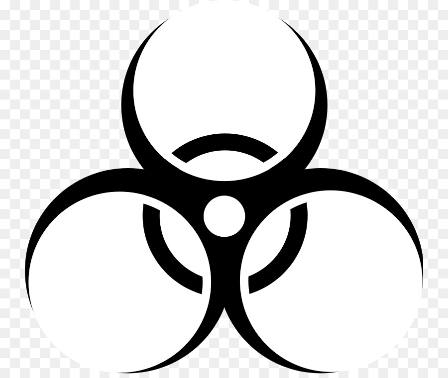 Biological hazard Symbol Zeichen clipart - gefährliche Abfälle clipart