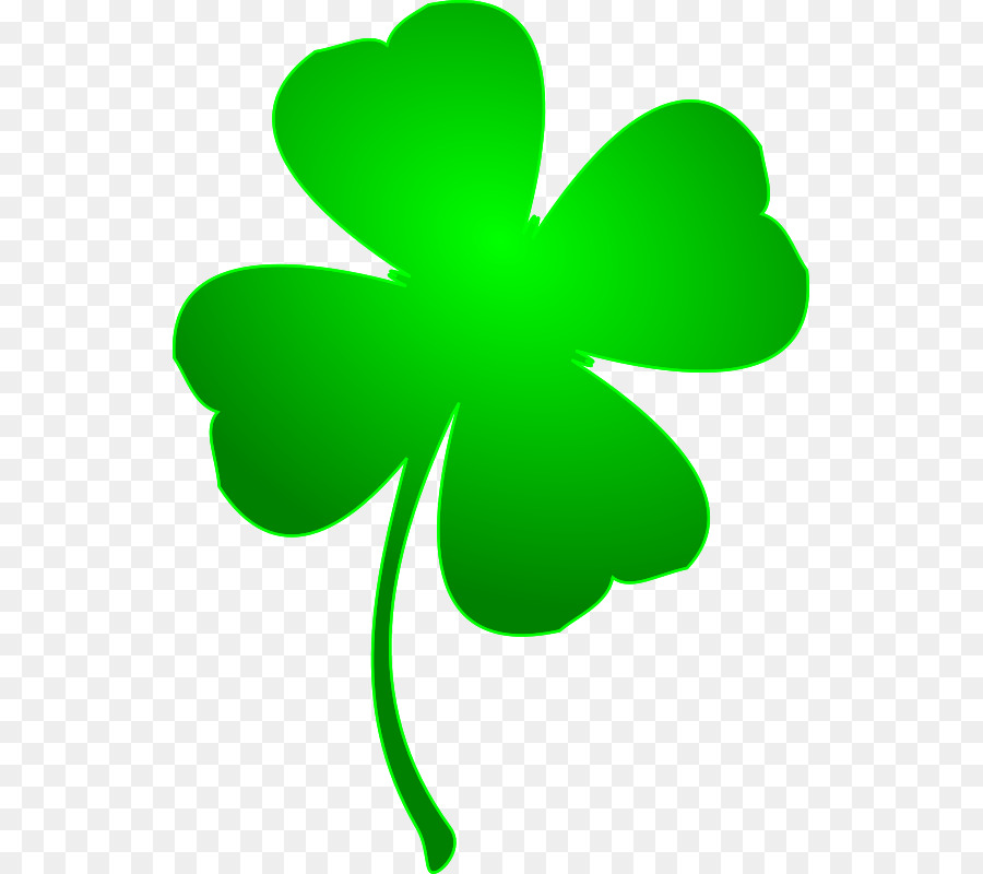 Ireland Ngày Thánh patrick Bốn lá Clip nghệ thuật - may mắn.