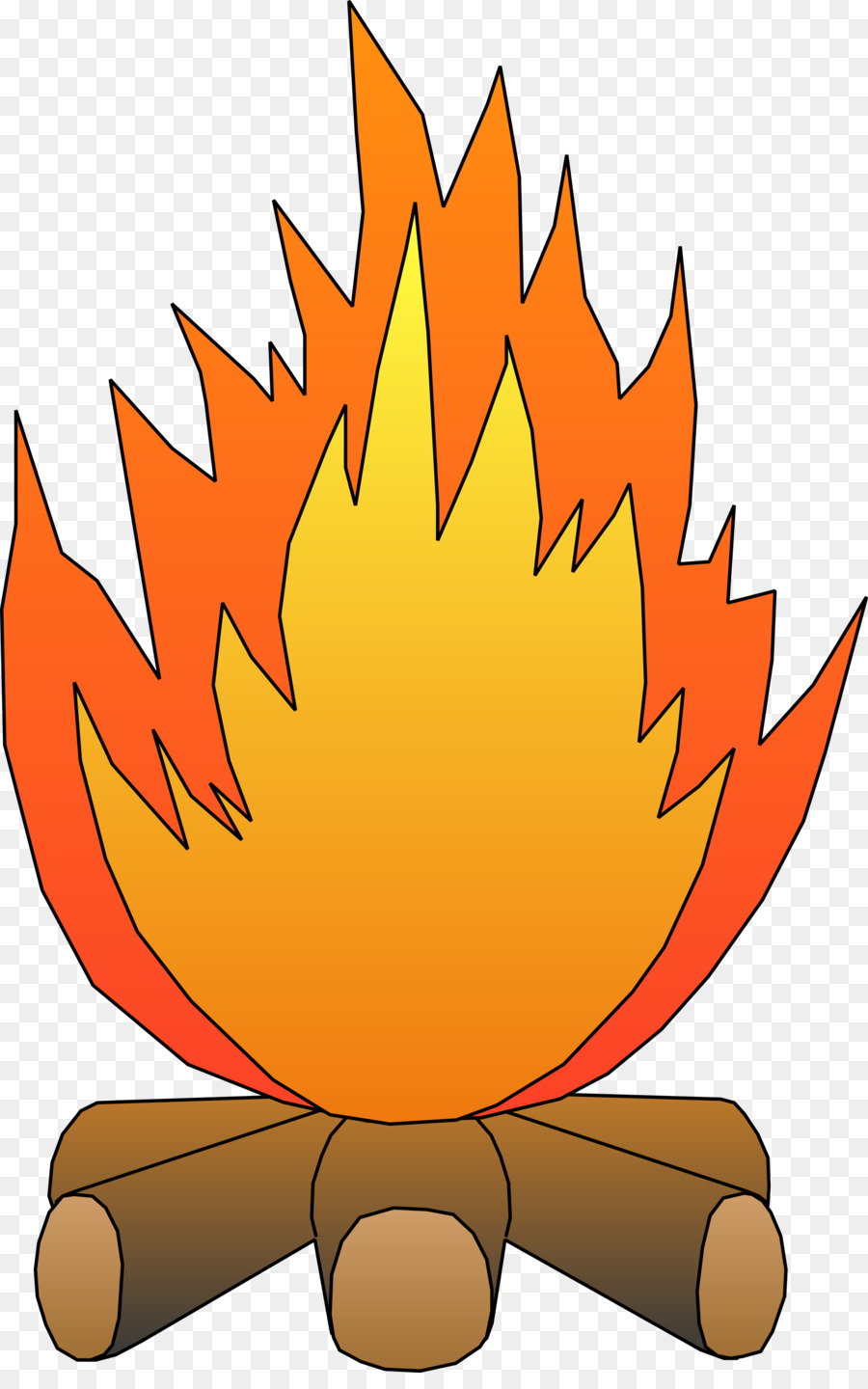 Ngọn lửa cháy Clip nghệ thuật - đốt lửa trại.