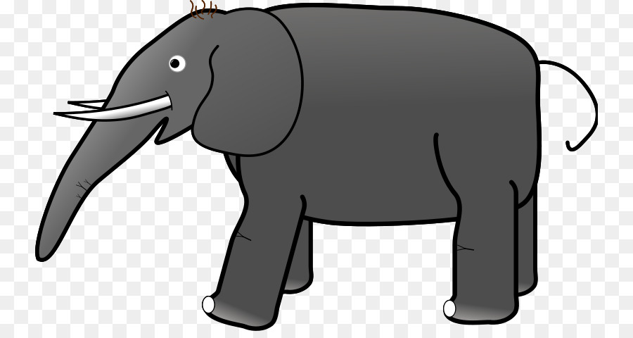 Ấn độ, con voi màu Xám Clip nghệ thuật - con voi màu xám.