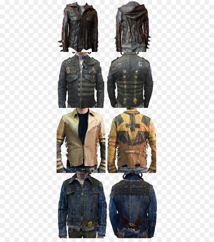 Kleidung, Post-Apokalyptischen Fiktion T-shirt-Fashion-Jacke - Gothic style Kleidung Männer