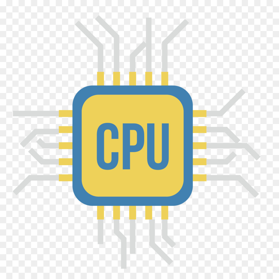 Marca del Cerchio 7 logo - Vettore di CPU