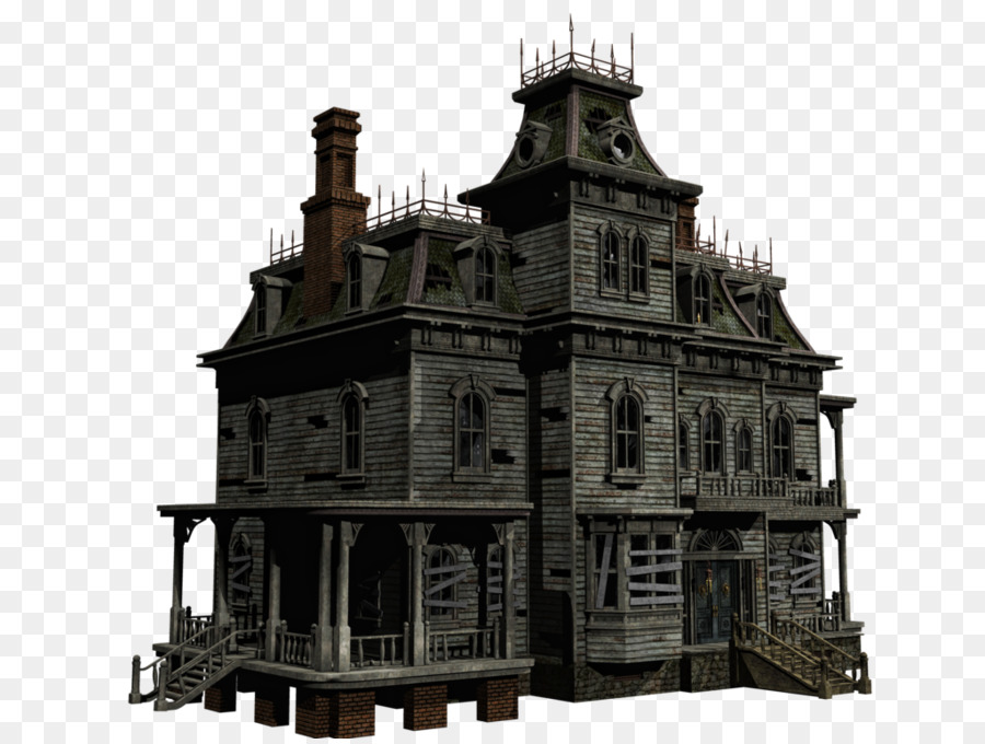 fantasma - Casa di Halloween PNG Trasparenti