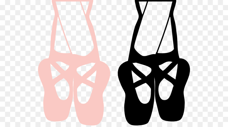 T-shirt Ballerino di danza classica di scarpe di Balletto - Scarpe Da Ballo Clipart