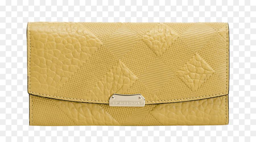 Handtasche-Material Geldbörse Marke - BURBERRY Burberry Handtasche gelb