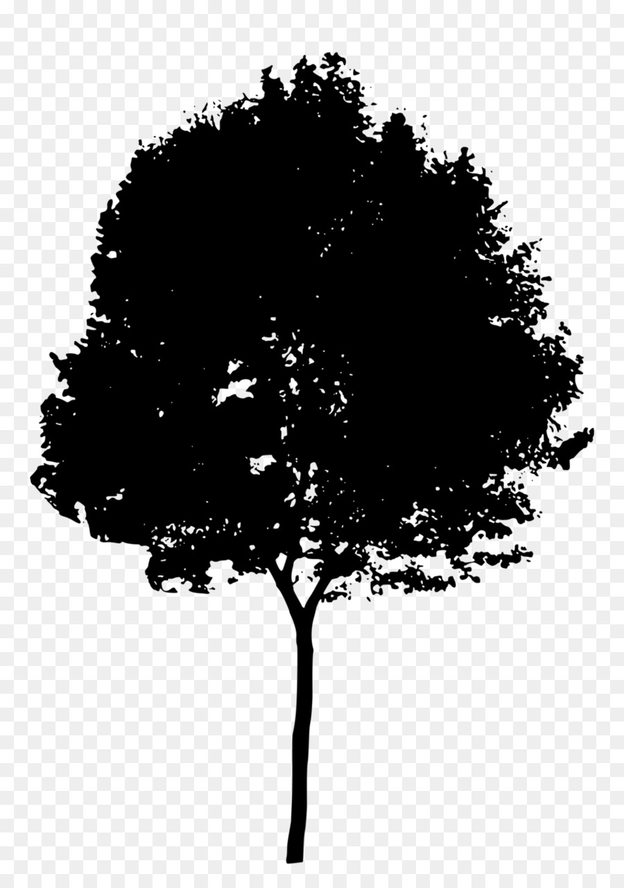 Albero Silhouette Clip art - alberi silhouette