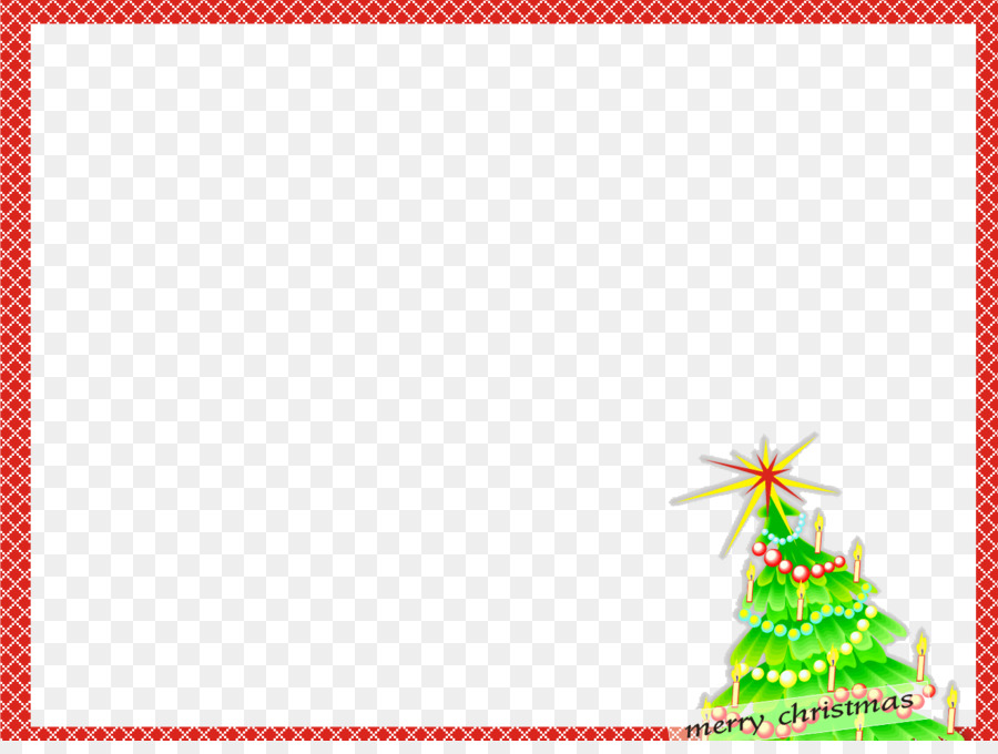 Der Rote Bereich Muster - Christmas Frame PNG-Datei
