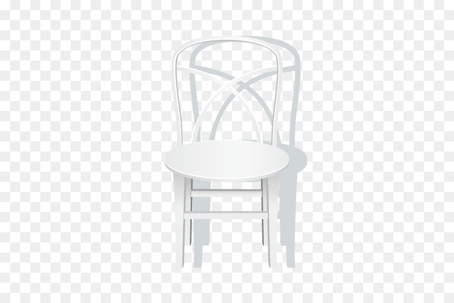Tisch-Stuhl Schwarz und weiß - weiße Sessel