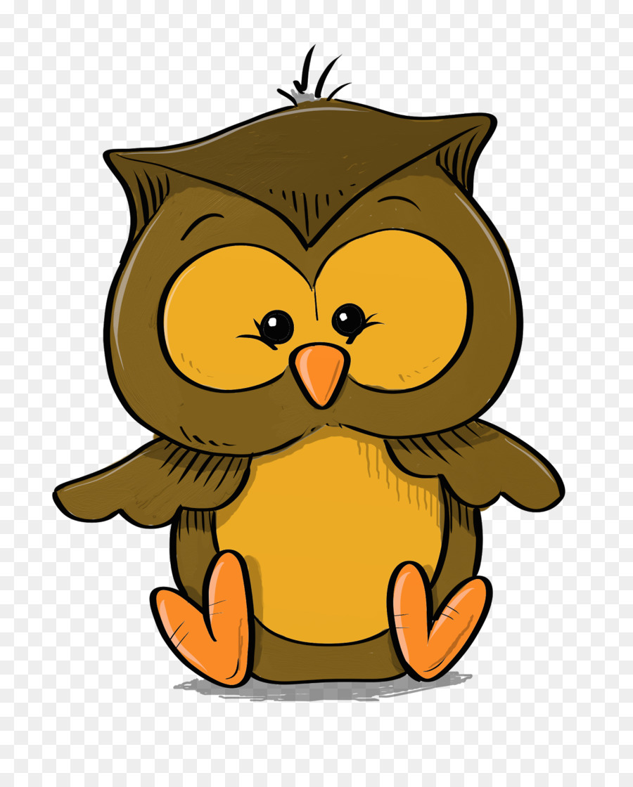 Owl Cartoon-Zeichnung Clip art - Cartoon-Baby-Eule