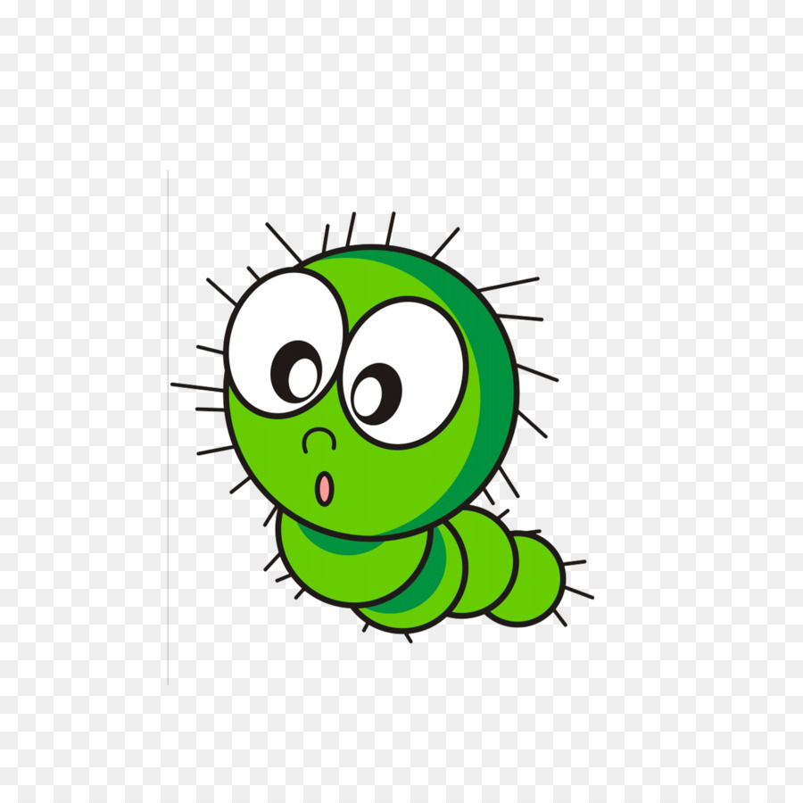 Caterpillar Del Fumetto Di Insetto - bruco