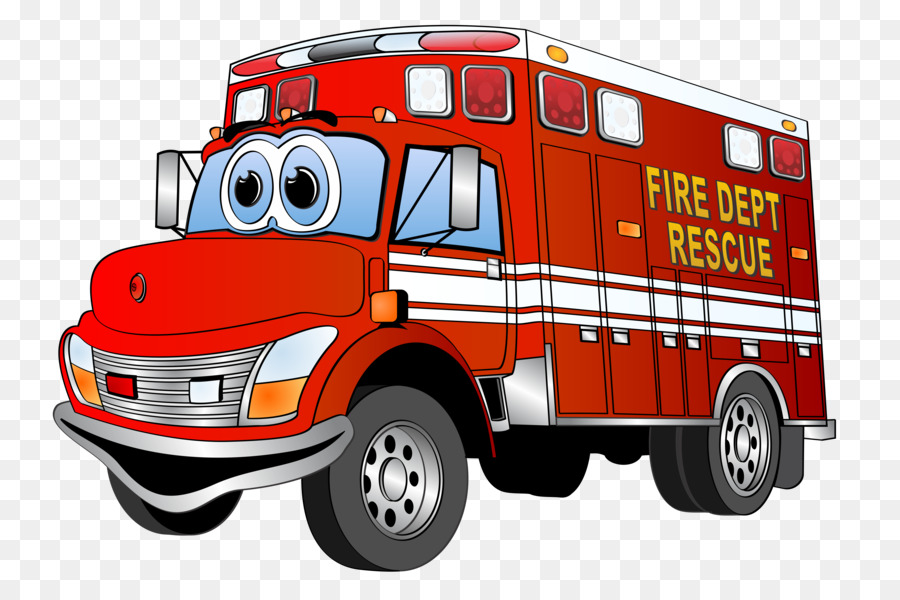 Il motore di fuoco Camion del Fumetto clipart - Cartoon Camion Dei Pompieri Clipart