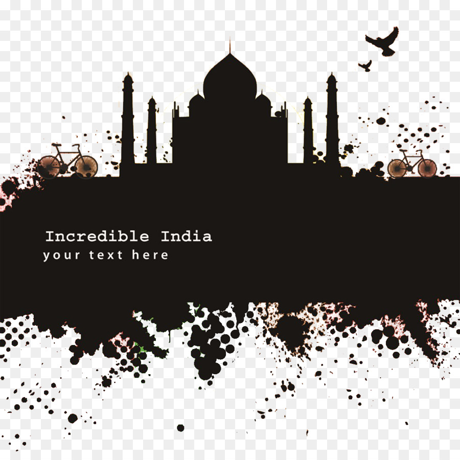 Thành Phố New York Grunge Visual yếu tố thiết kế và nguyên tắc Hoạ - Mô hình xu hướng xây dựng Taj Mahal