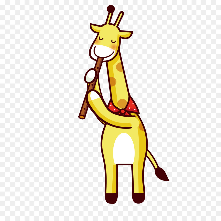 cartoon illustration - niedliche Giraffe