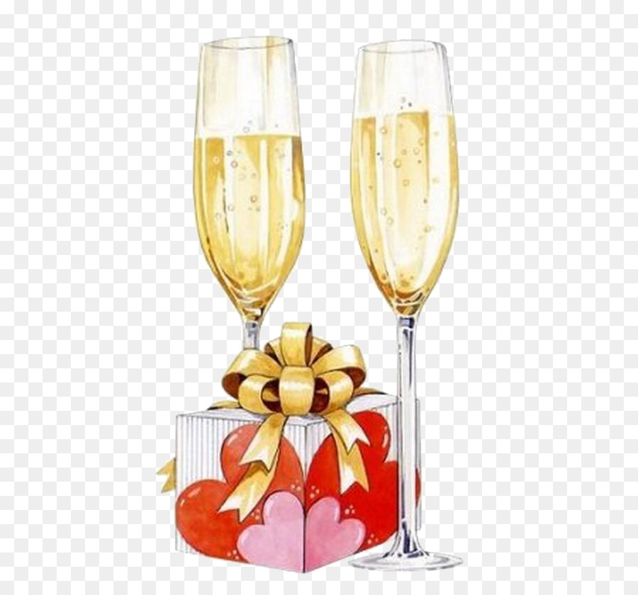 Torta di compleanno buon Compleanno a Te Dono la Felicità - Champagne