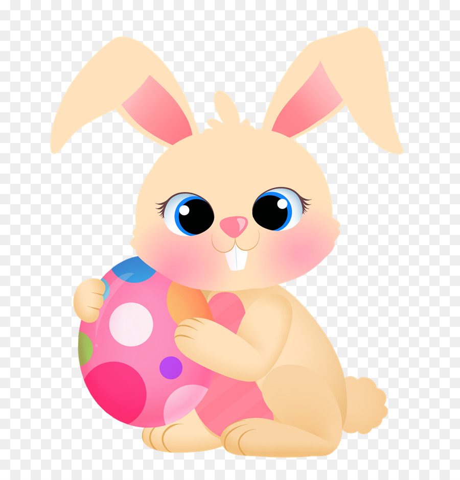 Easter Bunny Thỏ Clip nghệ thuật - dễ thương, lễ phục sinh.