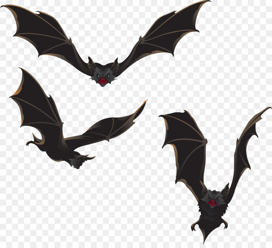 Pipistrello di Halloween Clip art - Pipistrello di Halloween horror Vettoriale