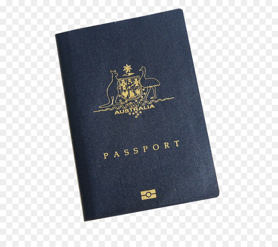 Passport blue background
